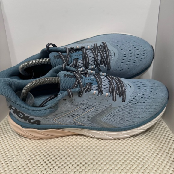 Hoka One One Arahi 5 Womens Running Shoes Gray Comfort Athletic Sneakers Sz 10B - Picture 5 of 9